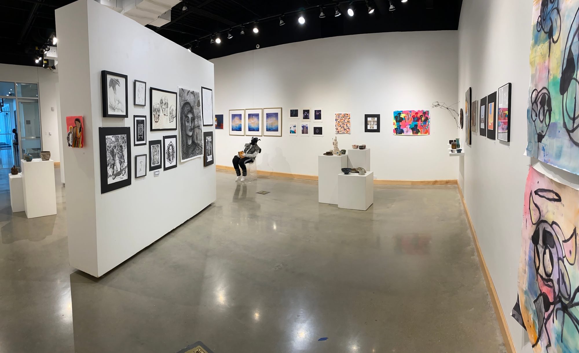 Galleries in the Baugh Center for the Visual Arts