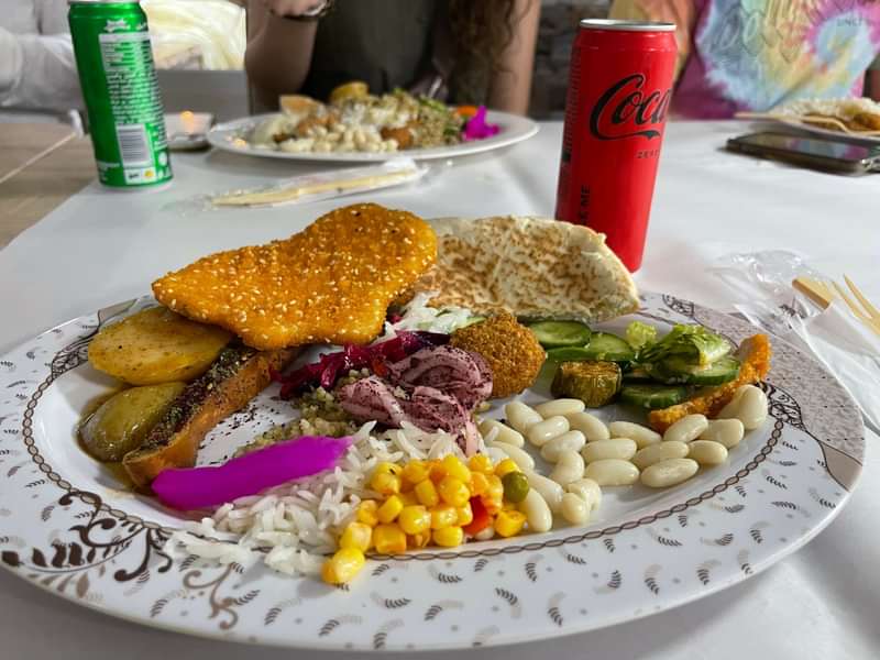 UMHB Israel Study Abroad food