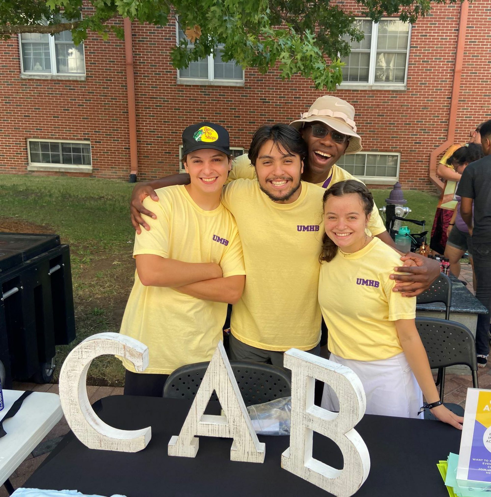 Co-Advisor Steve Villalobos, and CAB leaders Co-Advisor Steve Villalobos, and CAB leaders