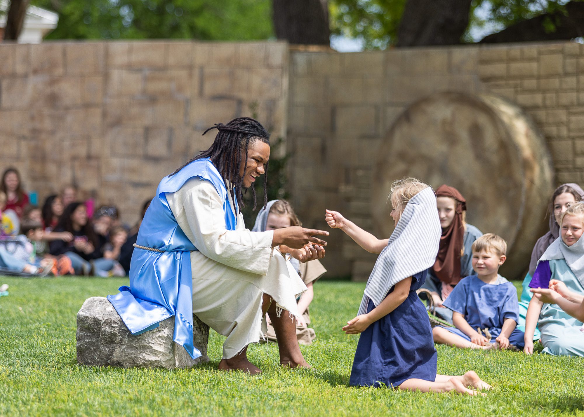 Easter Pageant Jesus and Child