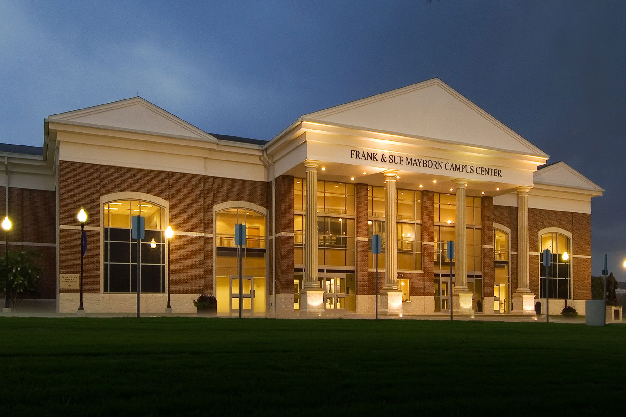 Photo of the Frank and Sue Mayborn Campus Center Photo of the Frank and Sue Mayborn Campus Center