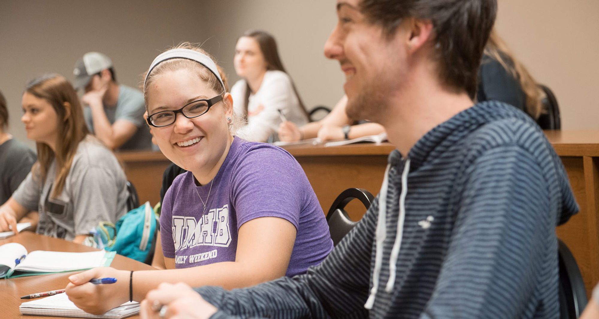 Psychology class at UMHB