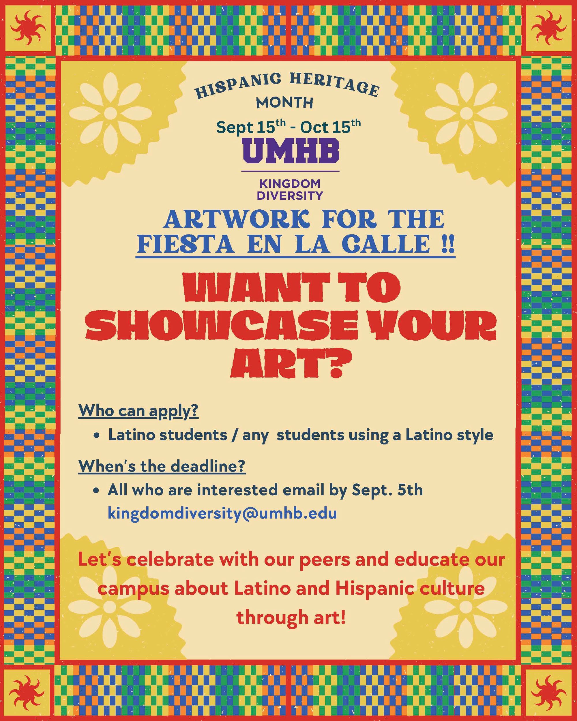 Hispanic Heritage Month Poster Hispanic Heritage Month Poster