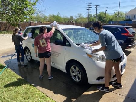 Image for UMHB students volunteer in 15 service locations across Bell County