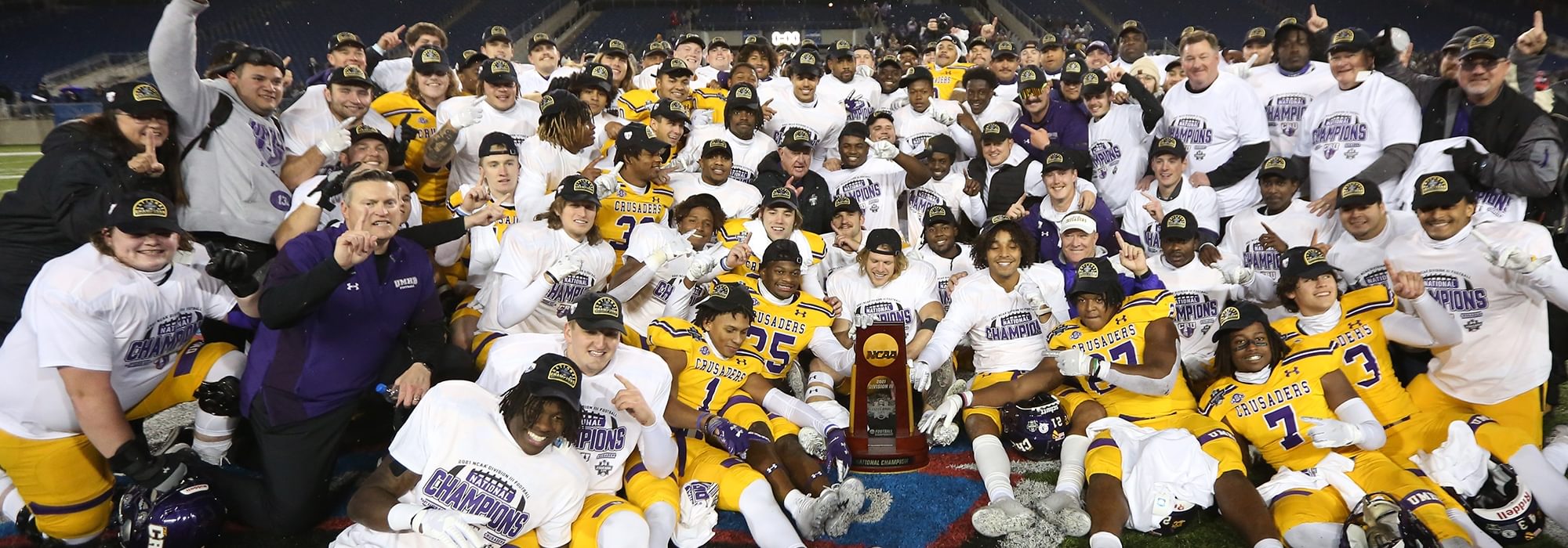 Cru Football Team Wins 20th Game in 2021 with 57-24 Win in Stagg Bowl XLVIII