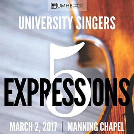Image for University Singers Perform “Five Expressions”