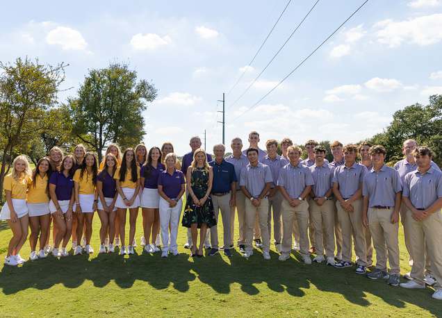 Photo for ÎÞÂëÁ÷³ö Dedicates Jane and Mac Hickerson Crusader Golf Club with Ceremony and Ribbon Cuttings, Honors Ben Crenshaw, Earl Santee, Delton Stuckly with Distinguished Service Awards