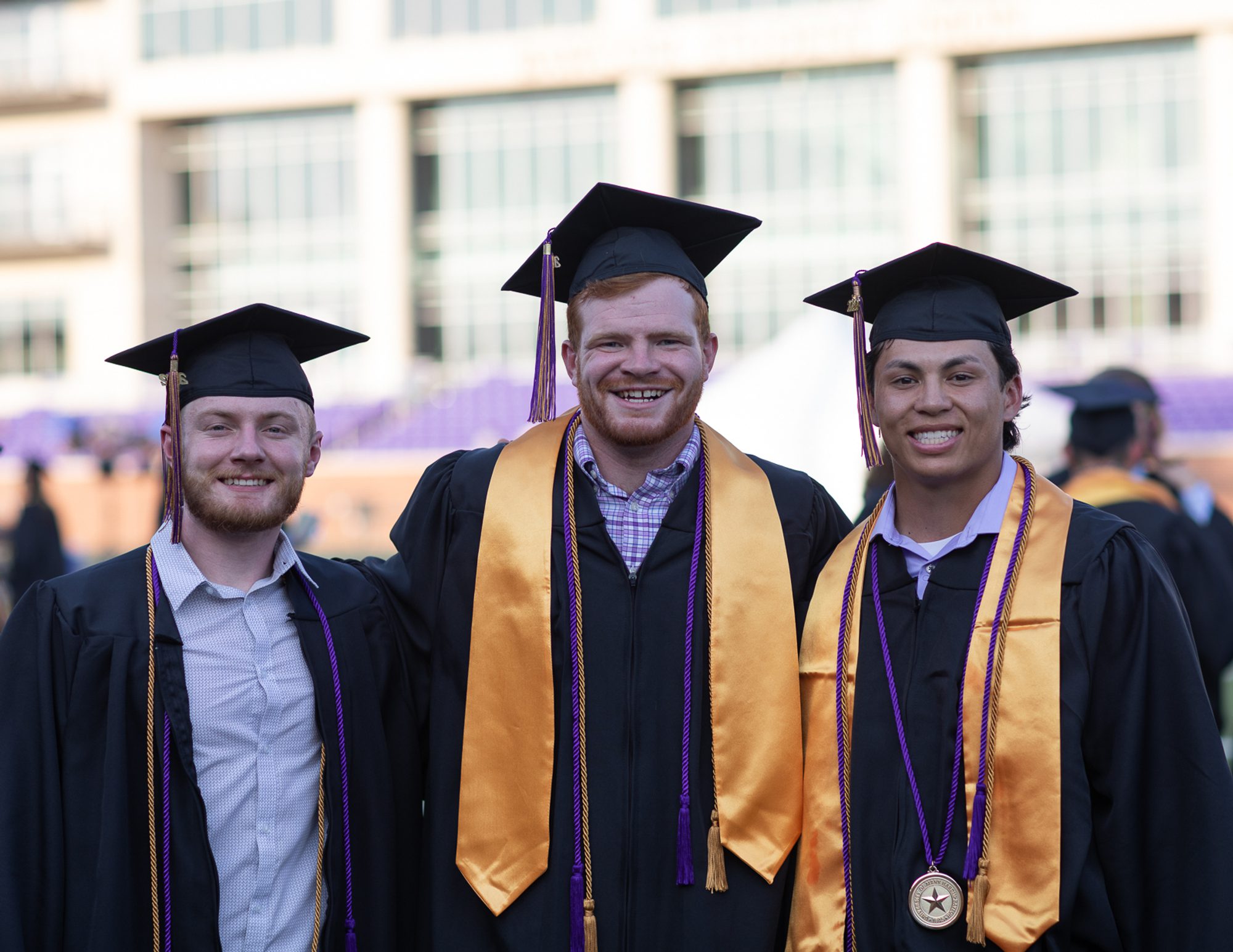 UMHB student graduating.