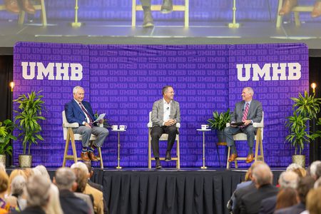 Image for UMHB Welcomed Walmart President and CEO Doug McMillon for 21st McLane Lecture