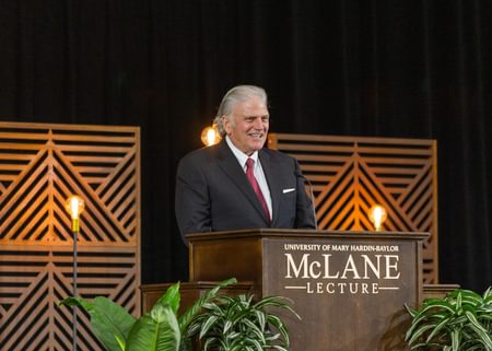 Image for UMHB Welcomed Christian Evangelist and Missionary Franklin Graham for 19th McLane Lecture