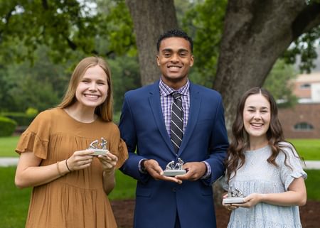 Image for UMHB Recognizes Three Students With Award for Christian Leadership