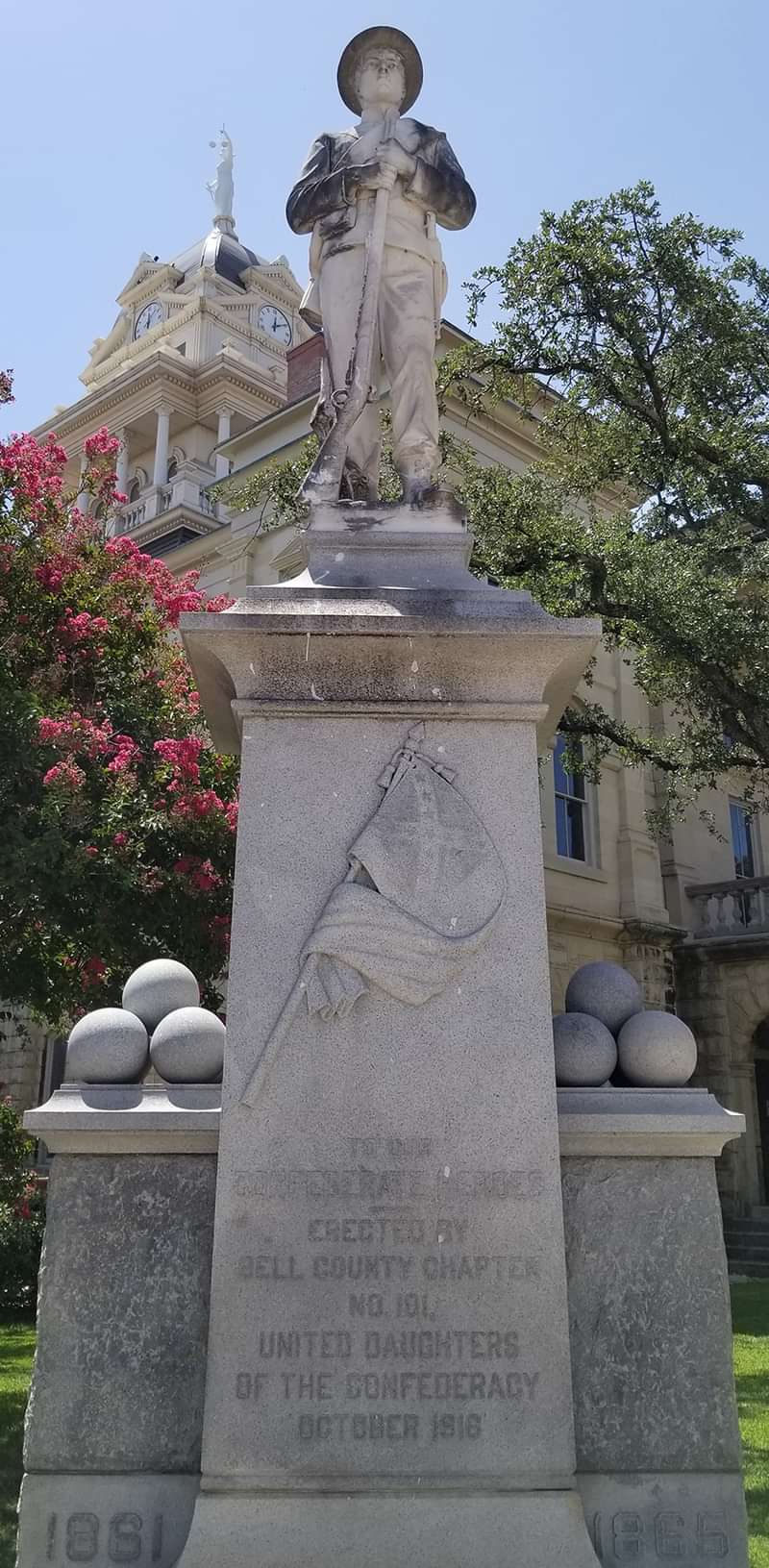 Bell County Confederate Statue