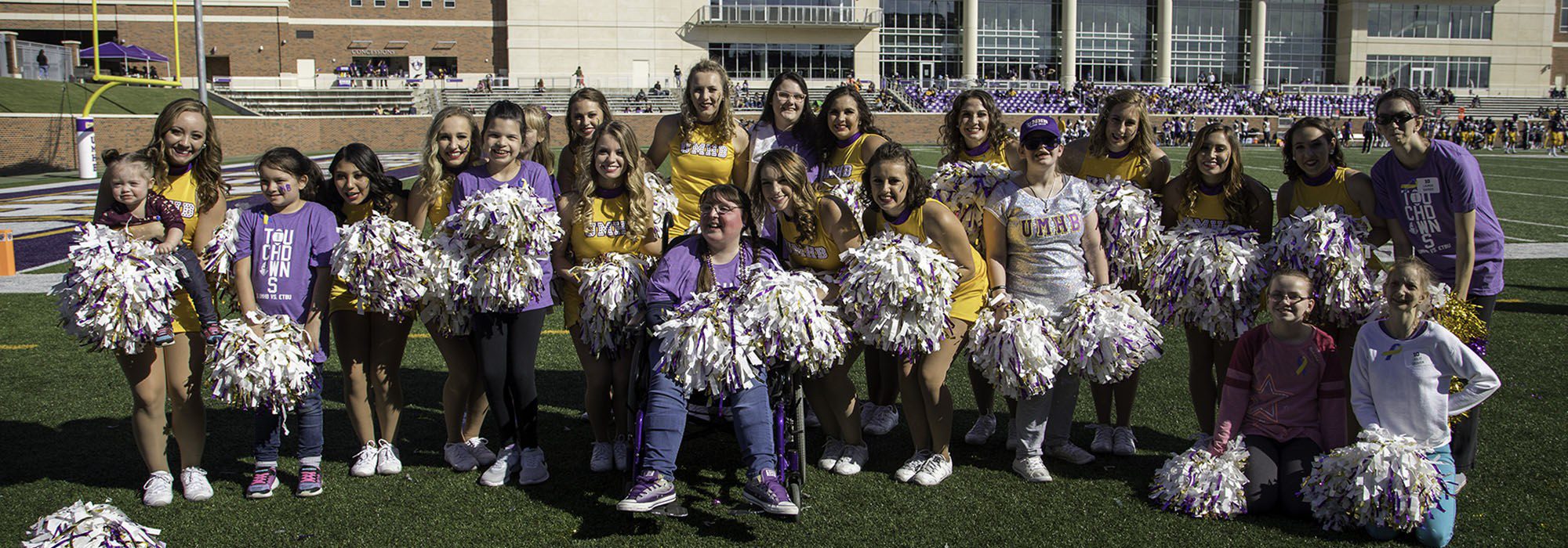 UMHB Celebrates Special Needs Community with TOUCHDOWNS Event