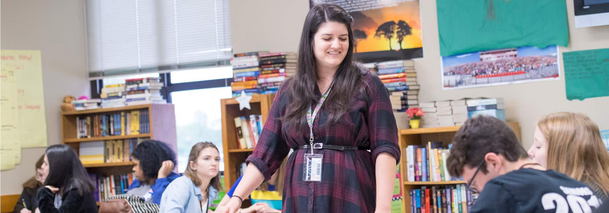 Secondary Eduaction teacher who graduted from UMHB's teachers program is educating high school students.