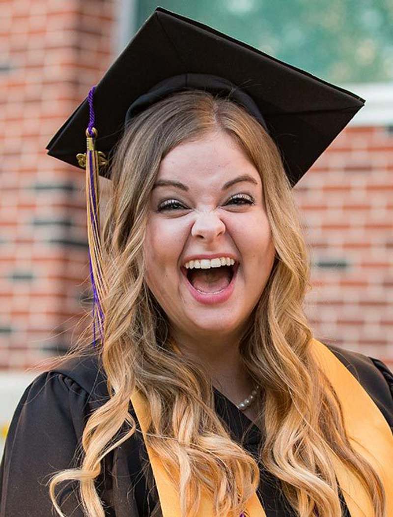 Photo of happy graduate Photo of happy graduate