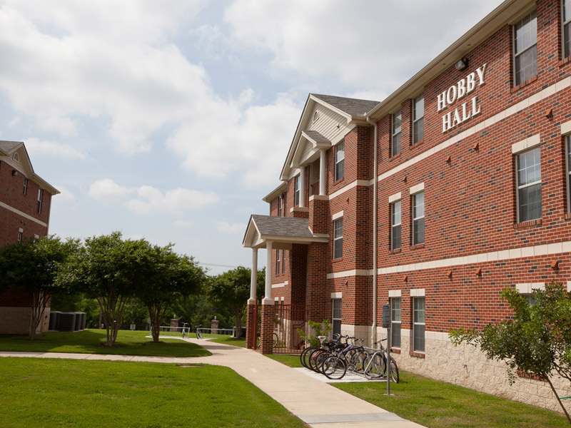 Exterior of Hobby Hall Exterior of Hobby Hall
