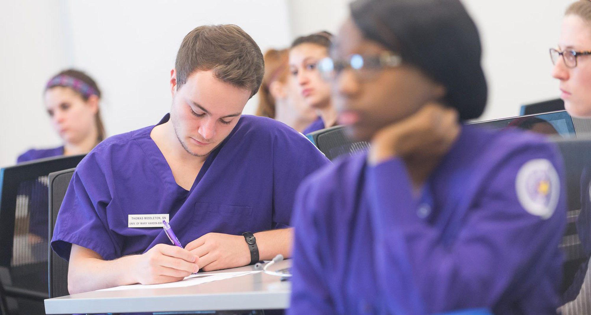 Nursing Students in a lecture Nursing Students in a lecture