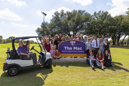 Image for UMHB Golf Teams Celebrate New Era with Jane and Mac Hickerson Golf Club Dedication