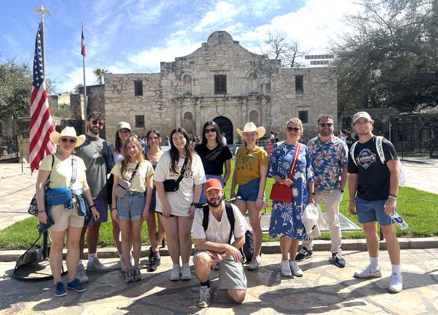 Photo for German Exchange Students Travel to UMHB in Partnered Program to Experience and Live the Western College Life