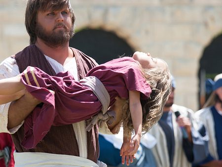 Image for Playing the 'Dead Girl' - After Many Years of Playing Jairus' Daughter, Bethany Fitzwater Joins Easter Pageant Once Again as a Student