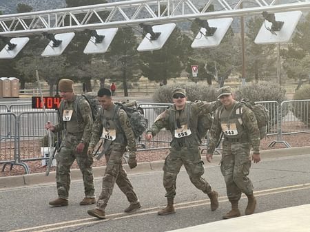 Image for Cadets Complete in Bataan Memorial Death March