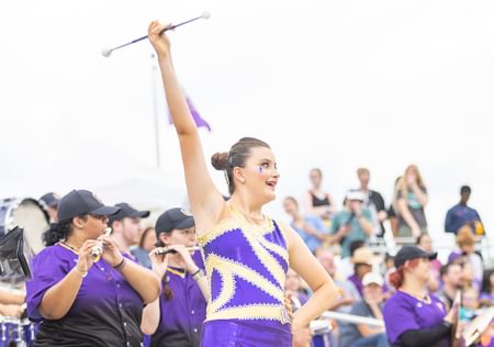 Image for Twirler Loves Representing UMHB On and Off the Field